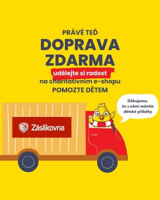 🎁 Udělejte radost sobě i dětem, které to potřebují. Máme pro vás dopravu zdarma přes Zásilkovnu na eshop.pomoztedetem.cz A...